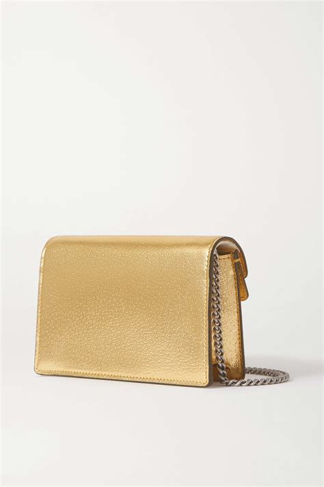 gucci gold metallic handbag|gucci dionysus shoulder bag.